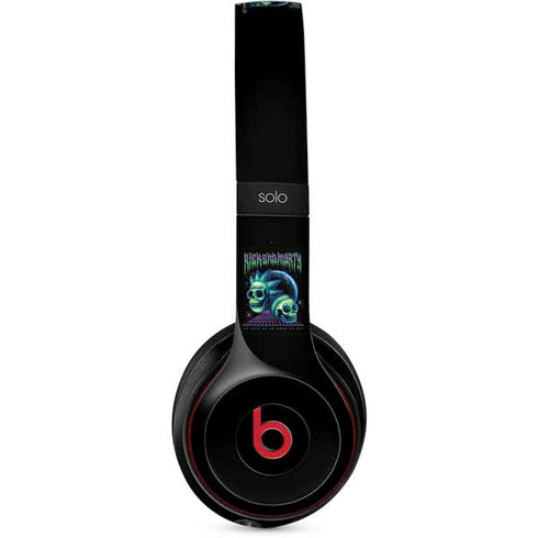 Adult Swim Rick and Morty Neon Skulls Beats Solo 2 Wireless Skin