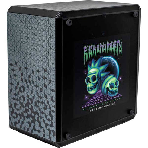 Adult Swim Rick and Morty Neon Skulls Cooler Master MasterBox Q300L Mini Tower Skin