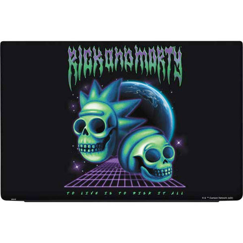 Adult Swim Rick and Morty Neon Skulls Dell Vostro Skin