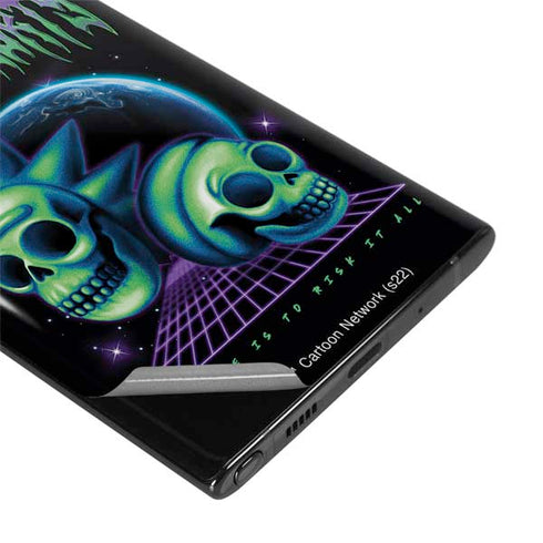 Adult Swim Rick and Morty Neon Skulls Galaxy Note 10 Plus Skin