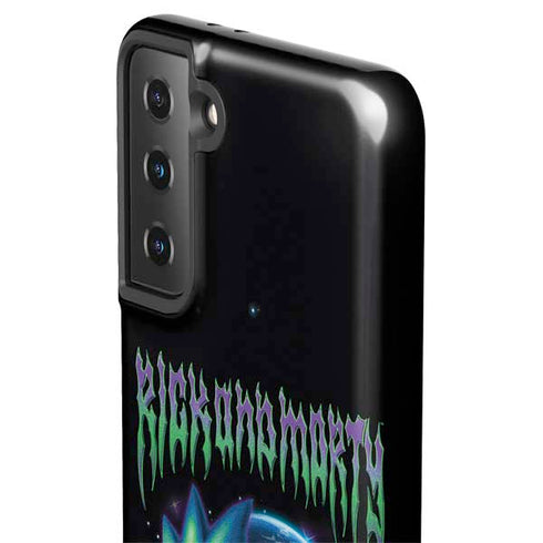 Adult Swim Rick and Morty Neon Skulls Galaxy S21 Plus 5G Pro Case