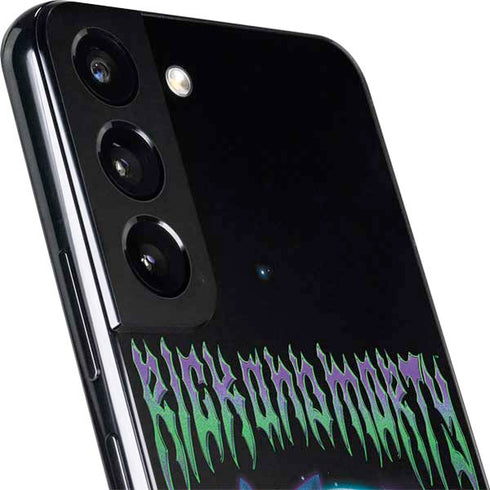 Adult Swim Rick and Morty Neon Skulls Galaxy S22 Skin