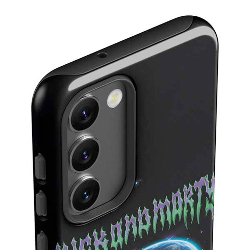 Adult Swim Rick and Morty Neon Skulls Galaxy S23 Pro Case