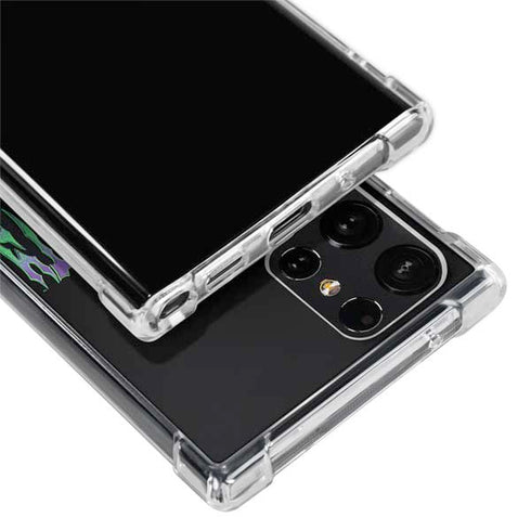 Adult Swim Rick and Morty Neon Skulls Galaxy S24 Ultra Clear Case