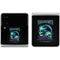 Adult Swim Rick and Morty Neon Skulls Galaxy Z Flip4 5G Skin
