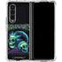 Adult Swim Rick and Morty Neon Skulls Galaxy Z Fold4 5G Clear Case
