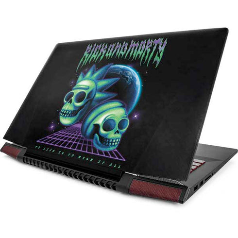 Adult Swim Rick and Morty Neon Skulls Lenovo IdeaPad Skin