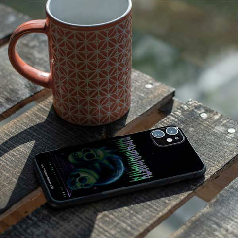 Adult Swim Rick and Morty Neon Skulls iPhone 11 Skin