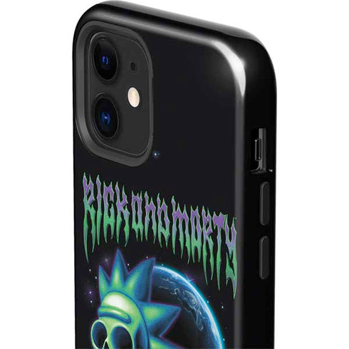 Adult Swim Rick and Morty Neon Skulls iPhone 12 Impact Case
