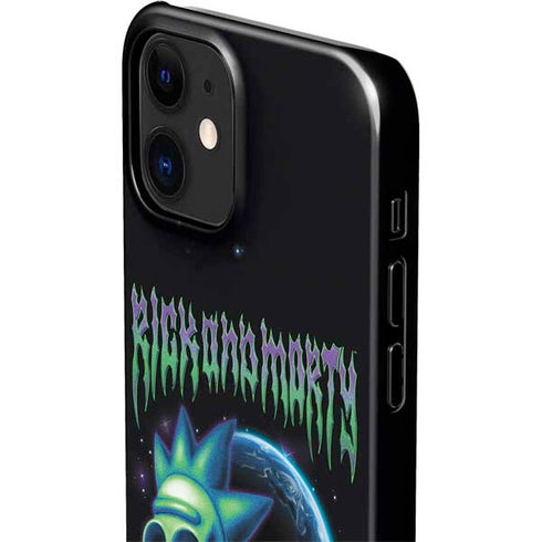 Adult Swim Rick and Morty Neon Skulls iPhone 12 Mini Lite Case