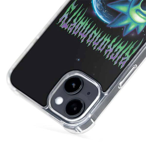 Adult Swim Rick and Morty Neon Skulls iPhone 15 MagSafe Case
