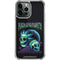 Adult Swim Rick and Morty Neon Skulls iPhone 14 Pro Max Clear Case