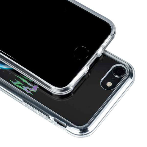 Adult Swim Rick and Morty Neon Skulls iPhone SE (2nd & 3rd Gen) Clear Case