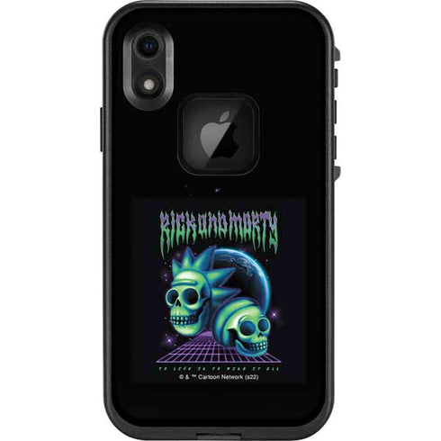 Adult Swim Rick and Morty Neon Skulls LifeProof Fre iPhone Skin