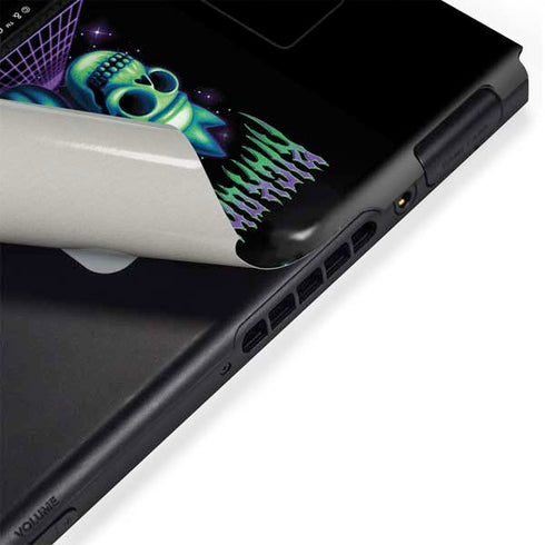 Adult Swim Rick and Morty Neon Skulls Nintendo Switch Bundle Skin