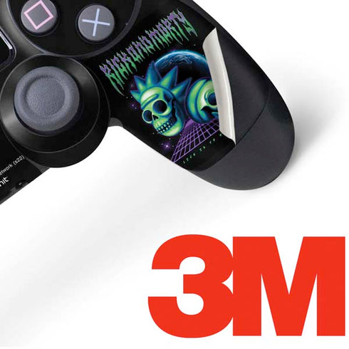Adult Swim Rick and Morty Neon Skulls PS4 Controller Skin