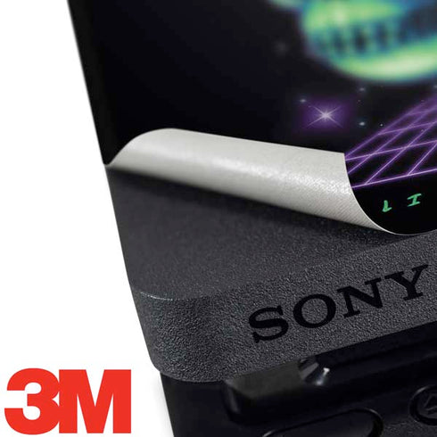 Adult Swim Rick and Morty Neon Skulls PS4 Slim Skin
