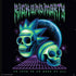 Adult Swim Rick and Morty Neon Skulls PS4 Slim Skin