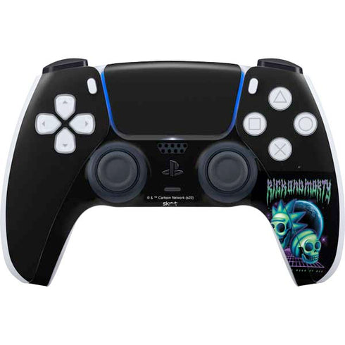 Adult Swim Rick and Morty Neon Skulls PS5 Controller Skin