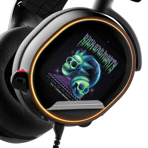 Adult Swim Rick and Morty Neon Skulls SteelSeries Arctis 5 Skin