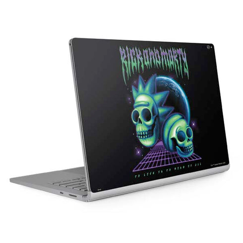 Adult Swim Rick and Morty Neon Skulls Surface Book 2 15in Skin