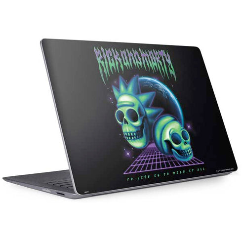 Adult Swim Rick and Morty Neon Skulls Surface Laptop 2 Skin