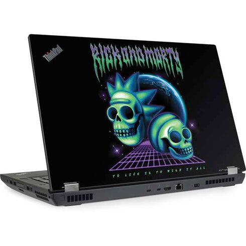 Adult Swim Rick and Morty Neon Skulls Lenovo ThinkPad Skin