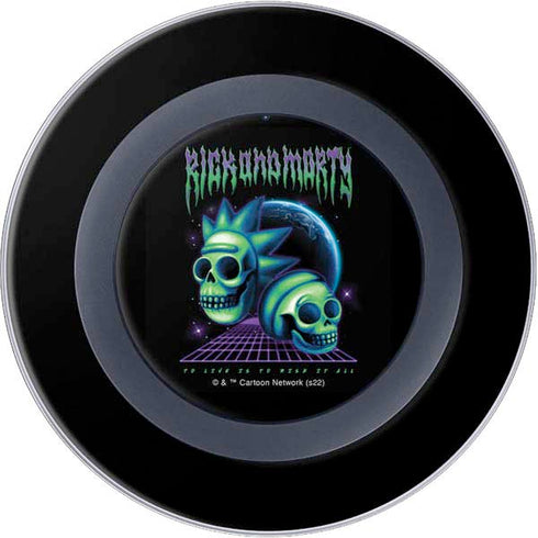 Adult Swim Rick and Morty Neon Skulls Wireless Charger Skin