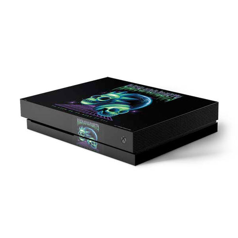 Adult Swim Rick and Morty Neon Skulls Xbox One X Console Skin