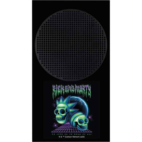 Adult Swim Rick and Morty Neon Skulls Xbox Series S Bundle Skin