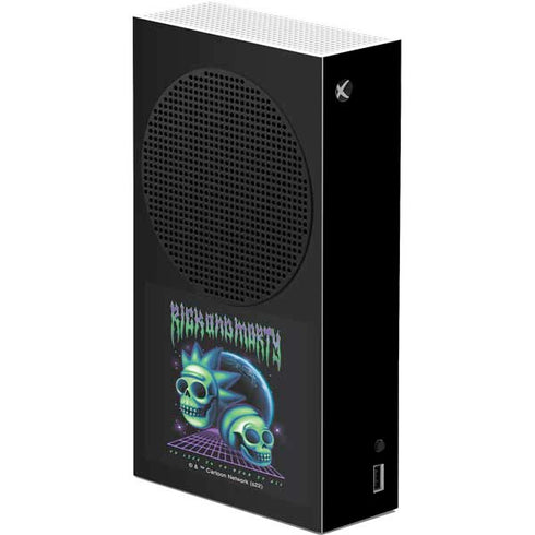 Adult Swim Rick and Morty Neon Skulls Xbox Series S Console Skin