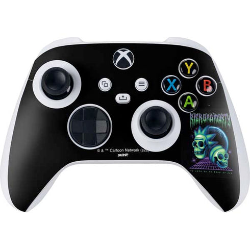 Adult Swim Rick and Morty Neon Skulls Xbox Series S Controller Skin