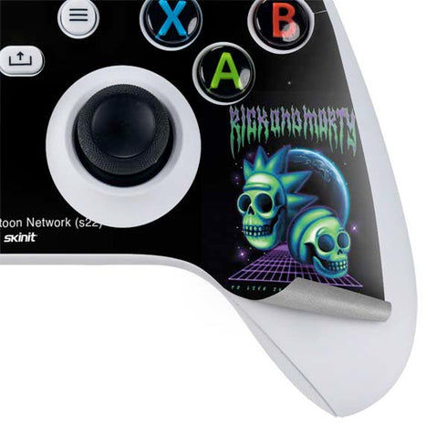 Adult Swim Rick and Morty Neon Skulls Xbox Series S Controller Skin