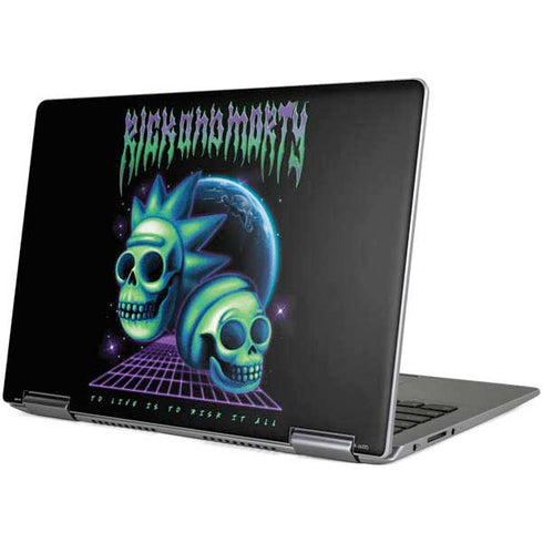 Adult Swim Rick and Morty Neon Skulls Yoga 710 14in Skin