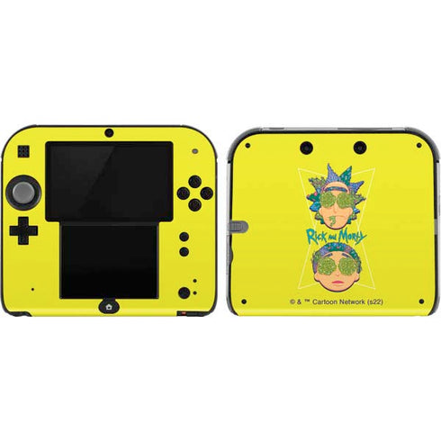 Adult Swim Rick and Morty Rick and Morty Portal Eyes Nintendo 2DS Skin