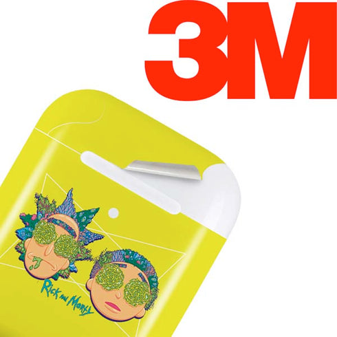 Adult Swim Rick and Morty Rick and Morty Portal Eyes Apple AirPods Skin