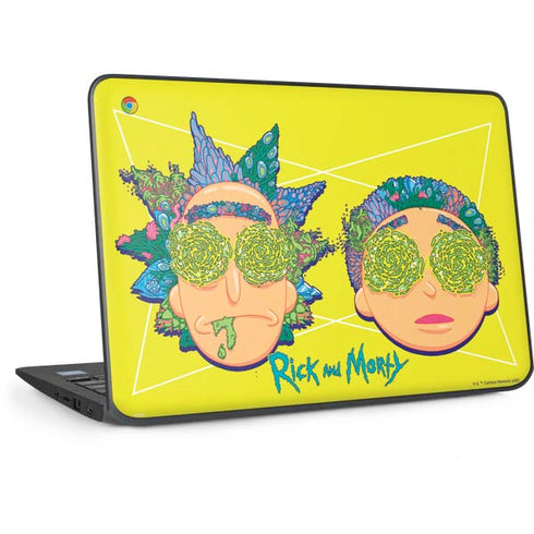Adult Swim Rick and Morty Rick and Morty Portal Eyes HP Chromebook Skin