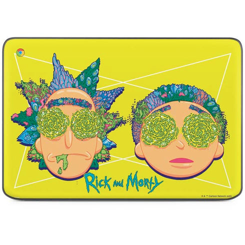 Adult Swim Rick and Morty Rick and Morty Portal Eyes HP Chromebook Skin