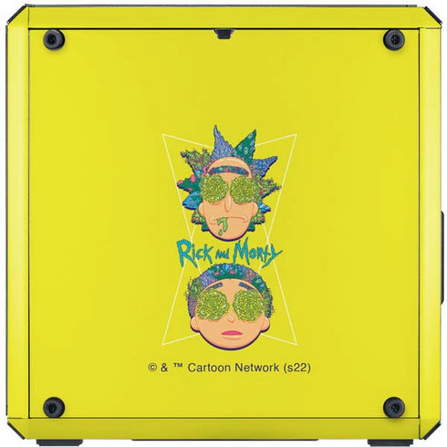 Adult Swim Rick and Morty Rick and Morty Portal Eyes Cooler Master MasterBox Q300L Mini Tower Skin