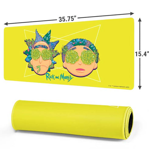 Adult Swim Rick and Morty Rick and Morty Portal Eyes Gaming Mouse Pad