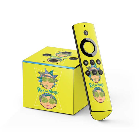 Adult Swim Rick and Morty Rick and Morty Portal Eyes Fire TV Cube Skin