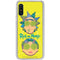 Adult Swim Rick and Morty Rick and Morty Portal Eyes Galaxy A10e Clear Case