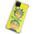 Adult Swim Rick and Morty Rick and Morty Portal Eyes Galaxy A12 Clear Case