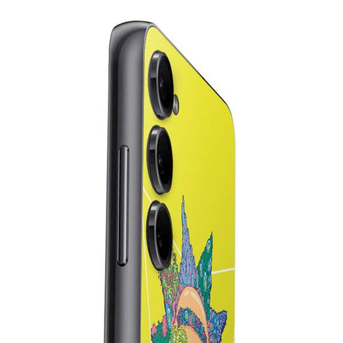 Adult Swim Rick and Morty Rick and Morty Portal Eyes Galaxy A14 5G Skin