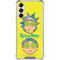 Adult Swim Rick and Morty Rick and Morty Portal Eyes Galaxy A15 5G Clear Case