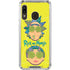 Adult Swim Rick and Morty Rick and Morty Portal Eyes Galaxy A30 Clear Case