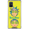 Adult Swim Rick and Morty Rick and Morty Portal Eyes Galaxy A51 5G Clear Case