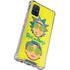 Adult Swim Rick and Morty Rick and Morty Portal Eyes Galaxy A71 5G Clear Case