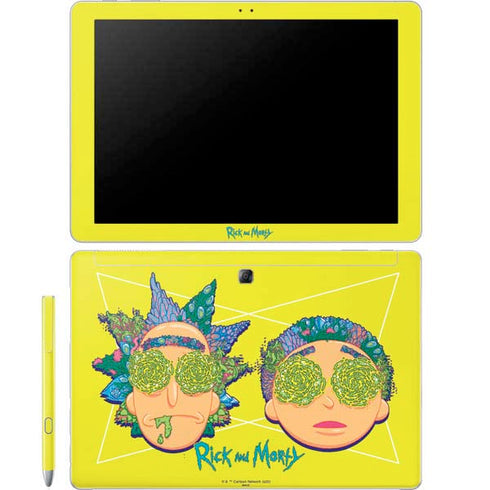 Adult Swim Rick and Morty Rick and Morty Portal Eyes Galaxy Book 12in Skin