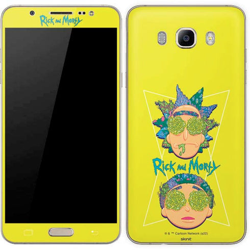 Adult Swim Rick and Morty Rick and Morty Portal Eyes Galaxy J7 Skin